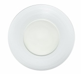Bassin blanc Aile blanche - Assiette plate 
